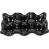 Cabilock 1pc Lightweight Holder for Eggs Convenient Serving Tray Matte Frosted Texture for Home and Kitchen Storage Elegant Black Design view 1