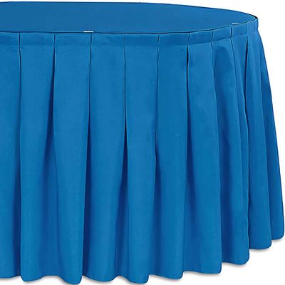 Polyester Table Skirt - 21ft | Royal Blue | 1 Pc.