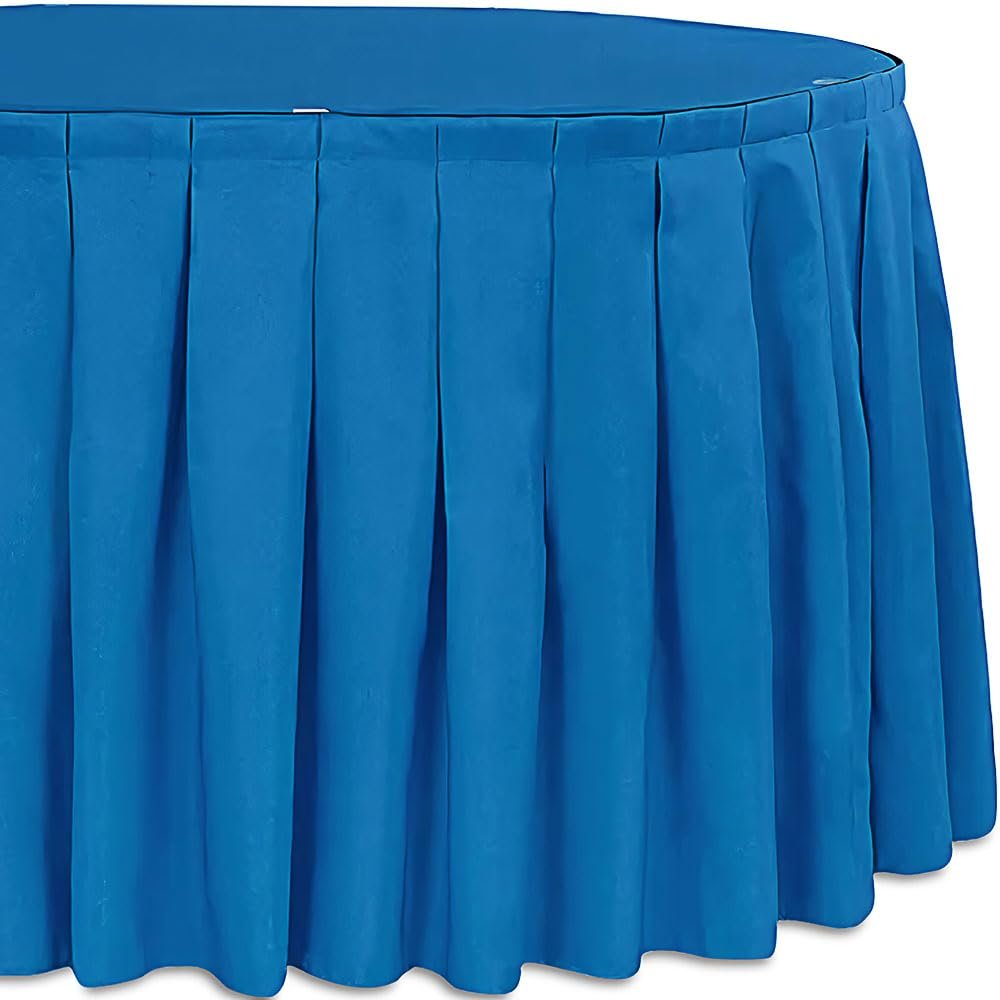Polyester Table Skirt - 21ft | Royal Blue | 1 Pc.