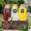 1 Gallon Square Glass Storage Jars with Airtight Lids, 2 Pack Large Glass Pickle Jars for Fermenting, Clear Glass Canister for Flour, Cookie, Candy, Kombucha, Sun tea(Extra Labels and Gasket) view 2