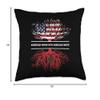American Grown With Moroccan Roots - Flag of Morocco Throw Pillow view 4