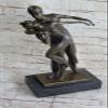 Persian Nice Belly Dancers Musicians 100% Real Handcrafted Bronze StatueEG view 2