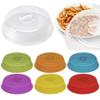 12 Pc Microwave Cover Splatter Screen Steam Release Lid 10" Plastic Plate Vent view 2