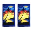 allgala Microfiber Beach Towel Quick Dry, Lightweight, Super Absorbent | Perfect for Beach, Pool, and Camping | Oversize 40"x70" - Sunset Prints view 1