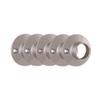 Design House 559187-SN 1-inch Diameter Closet Shower Rod Curtain Mounting Bracket for Bathroom Bedroom Closet Satin Nickel 5-Pack view 1