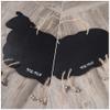 EXCEART 2pcs Hanging Sheep Shaped Chalkboards Mini Memo Boards for Messages Reminders Cute for Home Decor Easy to Erase for Family Communication view 2