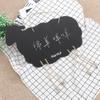 EXCEART 2pcs Hanging Sheep Shaped Chalkboards Mini Memo Boards for Messages Reminders Cute for Home Decor Easy to Erase for Family Communication view 3