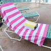 allgala Oversize 40x70 Inch (1x1.8M) Cabana Stripe Design Microfiber Beach Towel-Pink (Pack of 2)-BT81239 view 3