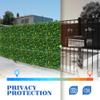 ECOOPTS 20"x20" Faux Ivy Privacy Fence Screen Artificial Boxwood Panels Topiary Hedge Plants for Indoor Outdoor Decoration, #3 Mixed Leaves, 23 Packs view 4