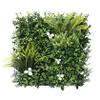 ECOOPTS 20"x20" Faux Ivy Privacy Fence Screen Artificial Boxwood Panels Topiary Hedge Plants for Indoor Outdoor Decoration, #5 Mixed Leaves, 14 Packs view 1