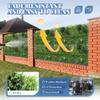ECOOPTS 20"x20" Faux Ivy Privacy Fence Screen Artificial Boxwood Panels Topiary Hedge Plants for Indoor Outdoor Decoration, #4 Mixed Leaves, 11 Packs view 2