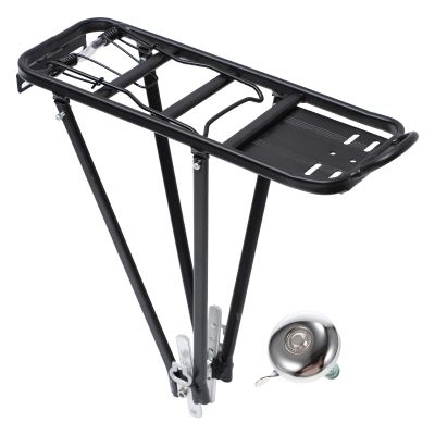 FAVOMOTO Aluminum Alloy Rear Cargo Rack for Easy Installation Bike Storage for Sturdy and Weather-Resistant Design