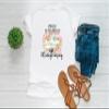 Stressed Camping Sublimation Transfer, Ready to Press Sublimation Image, Floral Camper Transfer, Camping Gift, Travel Trailer, Camp Transfer (Adult x1-8.5+") view 2