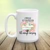 Stressed Camping Sublimation Transfer, Ready to Press Sublimation Image, Floral Camper Transfer, Camping Gift, Travel Trailer, Camp Transfer (Adult x1-8.5+") view 3