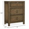Hooker Furniture Bedroom Sundance Three-Drawer Nightstand view 3