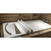 LYLFF Bathtub Cover Dustproof Foldable Dustproof Board Bathtub Insulation Cover, Bathtub Insulation Cover, Used to Prevent Dust from Increasing Load-Bearing (Color : White, Size : 175x75x0.6cm) view 3