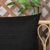 Kevin Textile Pack of 2 Decorative Outdoor Waterproof Throw Pillow Covers Checkered Pillowcases Classic Cushion Cases for Patio Couch Bench 18 x 18 Inch Black view 4