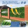 ECOOPTS 20"x20" Faux Ivy Privacy Fence Screen Artificial Boxwood Panels Topiary Hedge Plants for Indoor Outdoor Decoration, #3 Mixed Leaves, 28 Packs view 2