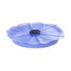 Charles Viancin - Poppy Pop Silicone Lid for Food Storage - 6''/15cm - Airtight Seal on Any Smooth Rim Surface - BPA-Free - Freezer, Refrigerator and Dishwasher Safe - Blue Palatinate view 1