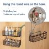 8 Pack Shower Caddy Adhesive Hooks Replacement for Bathroom Shower Caddy view 2