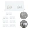 8 Pack Shower Caddy Adhesive Hooks Replacement for Bathroom Shower Caddy view 1
