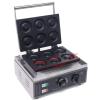 110V 1550W 6 Holes Donut Maker Commercial Waffle Donut Machine Non-stick Doughnut Maker Double-Sided Heating Large Donut Baker Machine view 3