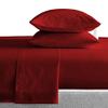 Kamas Cal.King Sheet Sets 4 Pieces 800 Thread Count Egyptian Cotton, Sateen Weave Cotton for Soft & Silky Feel, Fits Mattress Up to 18'' Deep Pocket (California King- 4 PC Sheet Sets, Burgundy) view 1