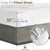 Kamas Cal.King Sheet Sets 4 Pieces 800 Thread Count Egyptian Cotton, Sateen Weave Cotton for Soft & Silky Feel, Fits Mattress Up to 18'' Deep Pocket (California King- 4 PC Sheet Sets, Burgundy) view 4