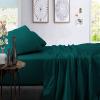 Kamas King Sheet Sets 4 Pieces 800 Thread Count Egyptian Cotton, Sateen Weave Cotton for Soft & Silky Feel, Fits Mattress Up to 18'' Deep Pocket (King- 4 PC Sheet Sets, Teal Green) view 2