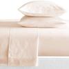 Kamas Cal.King Sheet Sets 4 Pieces 800 Thread Count Egyptian Cotton, Sateen Weave Cotton for Soft & Silky Feel, Fits Mattress Up to 18'' Deep Pocket (California King- 4 PC Sheet Sets, Peach Blush) view 1