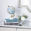 Deco 79 Aluminum Metal World Globe with Marble Base, Desk Globe 6" x 6" x 11", Blue view 3