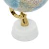 Deco 79 Aluminum Metal World Globe with Marble Base, Desk Globe 6" x 6" x 11", Blue view 4