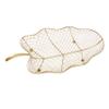 Deco 79 Metal Leaf Tray, Set of 2 23", 19"W, Gold view 3