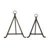 Deco 79 Metal Display Easel Tabletop Easel with Foldable Stand, Set of 2 Display Stand 13", 15"H, Bronze view 3