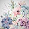 20-ct 13x13 Cactus Rose Napkins Floral Napkins Floral Paper Napkins Decorative Paper Napkins Mother's Day Napkins Decoupage Paper Napkins Summer Fall Dinner Napkins Paper Designed Paper Napkins Party view 1