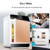 HELOU Mini Fridge 28 Liter/40 Can Skincare Fridge for Bedroom - with Upgraded Temperature Control Panel - AC/12V DC Thermoelectric Portable Cooler and Warmer view 2