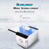 HELOU Mini Fridge 28 Liter/40 Can Skincare Fridge for Bedroom - with Upgraded Temperature Control Panel - AC/12V DC Thermoelectric Portable Cooler and Warmer view 4
