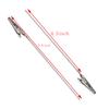 ONLYKXY 30pcs Alligator Clip Stick with 4.5inch Length Metal Wire Clamps Long-Tailed Clasp for Hobby Modeling DIY Card Photo Memo view 2