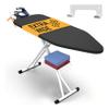 Xabitat Full Size Ironing Board 57" X 18" with Wall Mount Hanger, Full Metal Construction Iron Board, Built in Iron Caddy, Heat & Scorch Resistant Fabric, Cord Holder, Anti-Skid Feet, Heavy Duty view 1