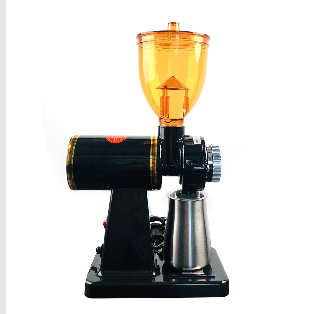 250g Commercial Coffee Grinder Electric Grain Mill Grinder Automatic Burr Coffee Grinder Machine Coffee Bean Grinder Mill Espresso Bean Grinder Machine Household Coffee Bean Grinder (Red)