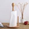 Cabilock 1pc Tissue Rack Holder Space-Saving Upright Paper Roll Stand for Bathroom Kitchen Decorative Sturdy Design for Home Use view 3