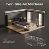 CHILLSUN Twin Air Mattress with Built in Pump, 18" Leak-Proof Blow up Mattress, Inflatable Mattress for Guest Home Portable, Camping Travel Air Bed, 2 Mins Quick Self-Inflation Colchon Inflable view 2