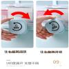 YOUPIN Transparent wooden storage box with clasp handle and cover Smallsquarewhite view 2