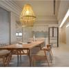 CSSYKV Chinese Style Bamboo Woven Lamp Chandelier Creative Lighting Restaurant Hanging Lamp Japanese Dining Bamboo Woven Craft Lamp Pendant Light Living Room Ceiling Bedroom Lamp view 3