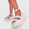 ZBYY Platform Sandals for Women,Comfortable Open Toe Ankle Strap Wedges Sandals Summer Outdoor Walking Sandals view 2