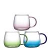 12 oz Unbreakable Premium Drinking Glasses - Set of 3 - Gradient Color cup coffee cup milk cup juice creative heat resistant tea cup - Perfect for Gifts view 1