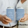 100 PCS Customized Wedding Can Coolers Personalized Wedding Favors Monogram Can Holders (Custom, 100 can cooler) view 2