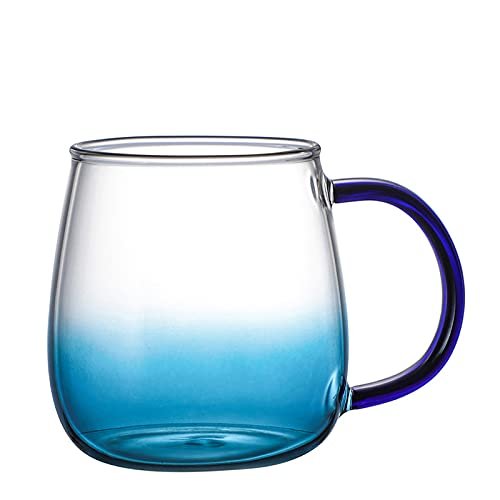 12 oz Unbreakable Premium Drinking Glasses Gradient Color cup coffee cup milk cup juice creative heat resistant tea cup - Perfect for Gifts
