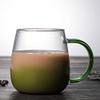 12 oz Unbreakable Premium Drinking Glasses Gradient Color cup coffee cup milk cup juice creative heat resistant tea cup - Perfect for Gifts view 2