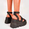 ZBYY Platform Sandals for Women,Comfortable Open Toe Ankle Strap Wedges Sandals Summer Outdoor Walking Sandals view 3